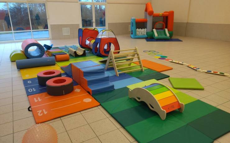 Retrouvez nous ce matin à la salle des fêtes de St Trojan pour de la motricité e…