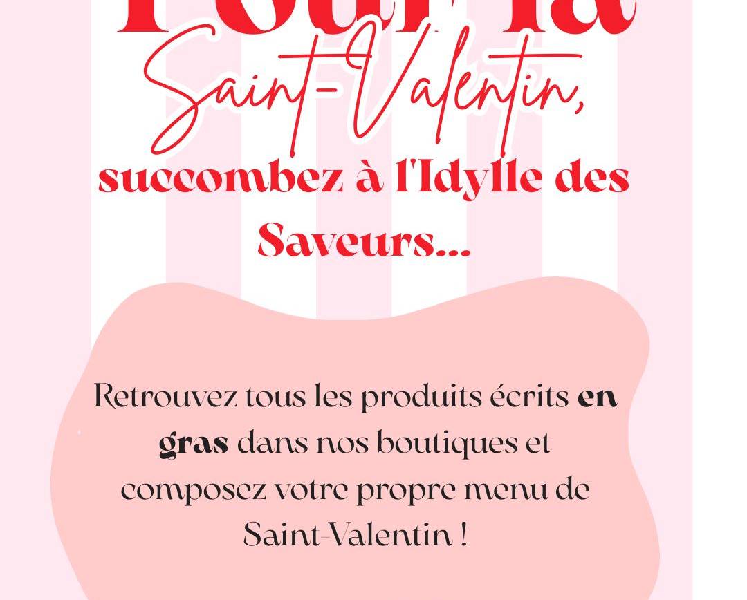 𝑽𝒐𝒕𝒓𝒆 𝑺𝒂𝒊𝒏𝒕-𝑽𝒂𝒍𝒆𝒏𝒕𝒊𝒏 𝒍𝒐𝒄𝒂𝒍𝒆 & 𝒈𝒐𝒖𝒓𝒎𝒂𝒏𝒅𝒆 𝒂𝒗𝒆𝒄 « 𝑳&rsquo;𝑰𝒅𝒚𝒍𝒍𝒆 𝒅𝒆𝒔 𝑺𝒂𝒗𝒆𝒖𝒓𝒔 » !

 Envie d&rsquo;…