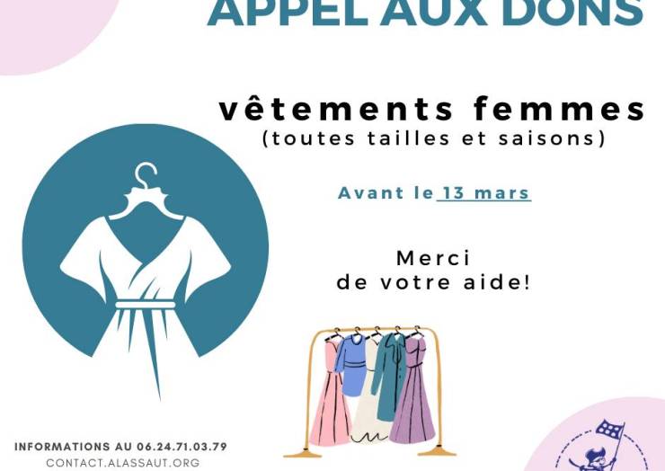 Nous organisons une vente en don libre à l&rsquo;occasion de la venue des enfantillage…