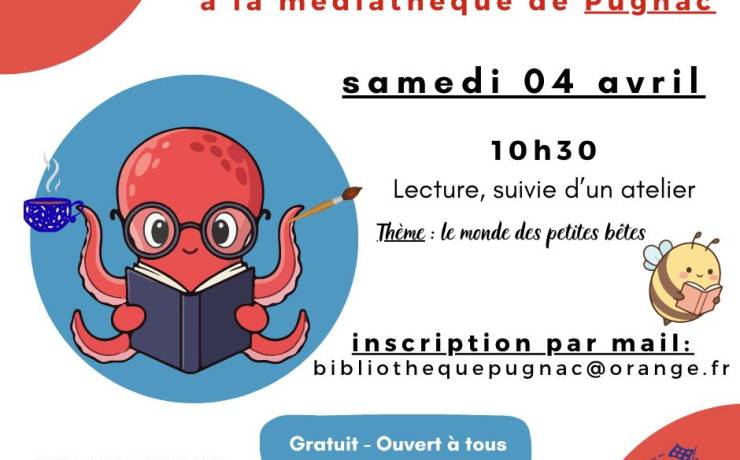 Rdv à la Médiathèque Municipale de Pugnac