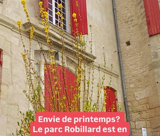 Envie de printemps ?
Le parc Robillard est en pleine floraison ! ⚘
Baladez-vous …