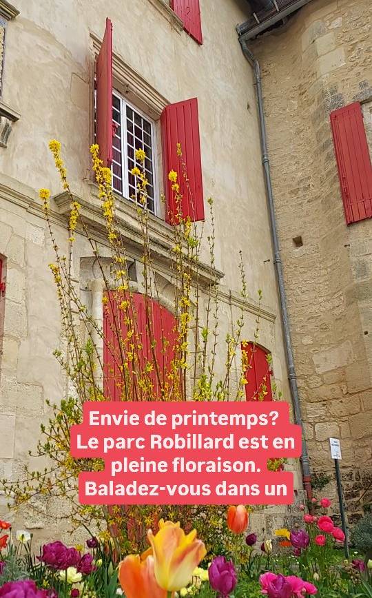 Envie de printemps ?
Le parc Robillard est en pleine floraison ! ⚘
Baladez-vous …