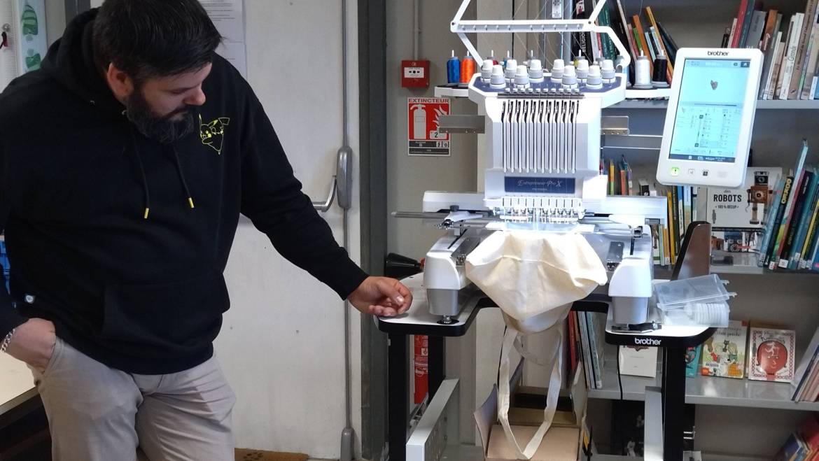 « La quinzaine du numérique » – Broderie numérique – avec La Petite Récré