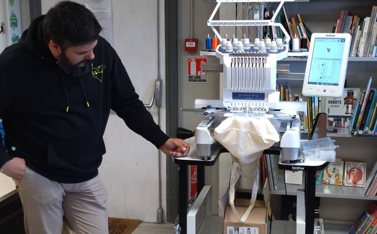 « La quinzaine du numérique » – Broderie numérique – avec La Petite Récré