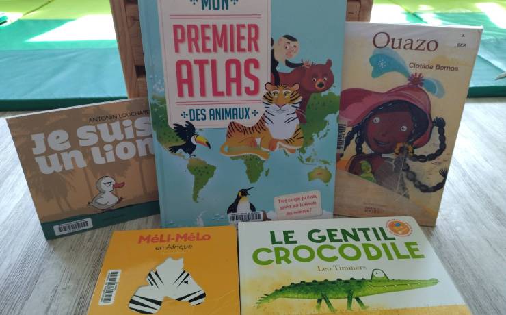 Lecture du mois : Voyageons avec les animaux du monde 
Et petit arrêt en Austral…