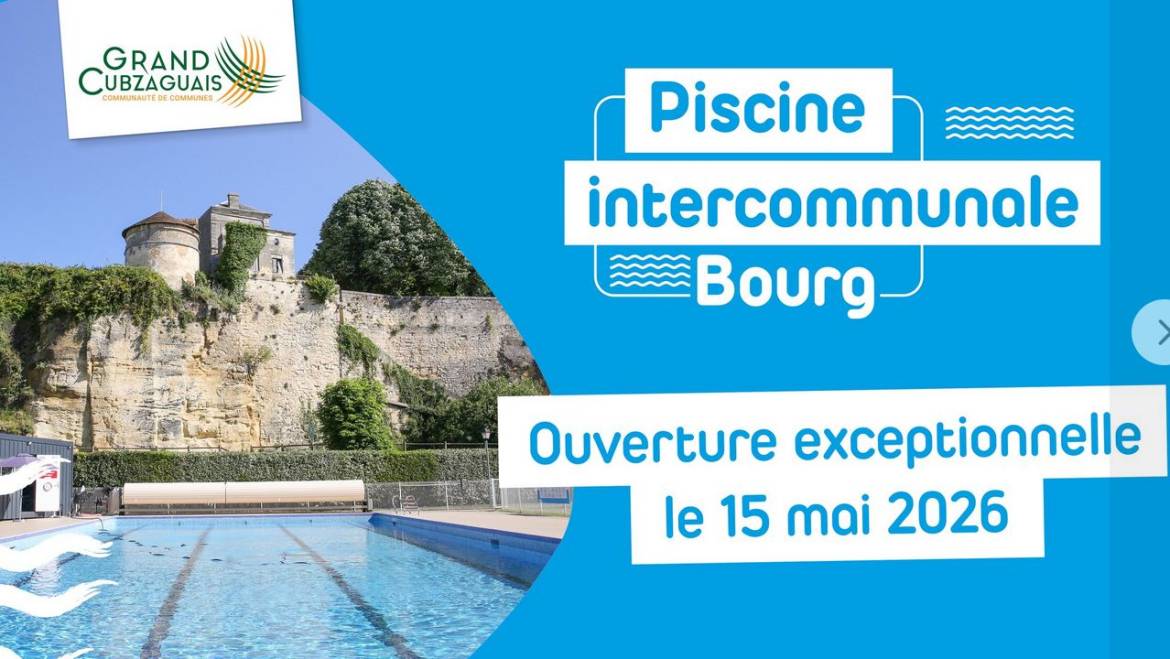 [OUVERTURE EXCEPTIONNELLE – PISCINE DE BOURG]

 À l’occasion du pont de l’Ascens…