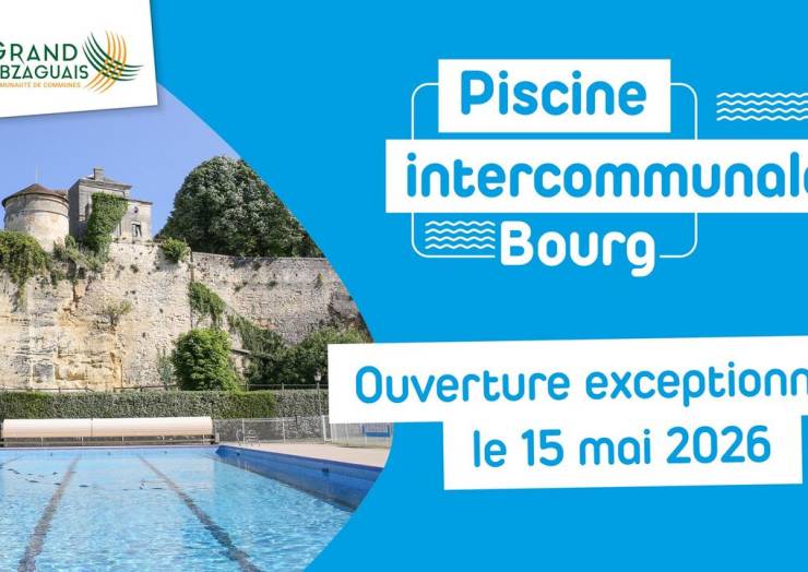 [OUVERTURE EXCEPTIONNELLE – PISCINE DE BOURG]

 À l’occasion du pont de l’Ascens…