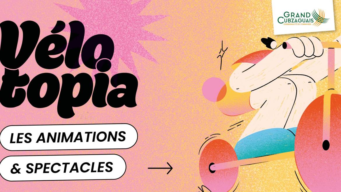 [VELOTOPIA : ANIMATIONS & SPECTACLES]

 À Vélotopia, le vélo se vit aussi à trav…