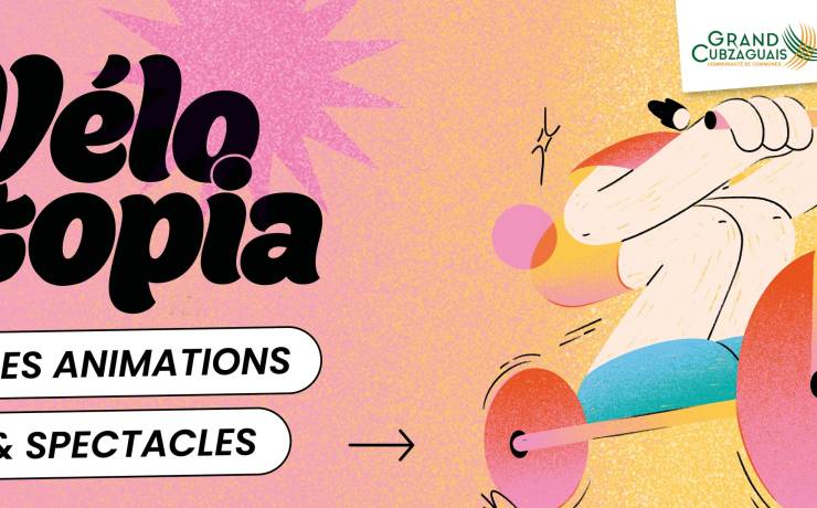 [VELOTOPIA : ANIMATIONS & SPECTACLES]

 À Vélotopia, le vélo se vit aussi à trav…