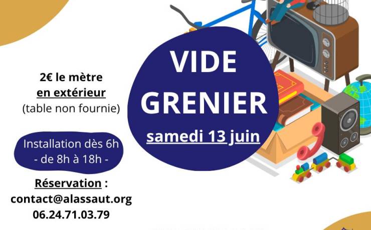 Retrouvez-nous sur le vide grenier pour un désherbage