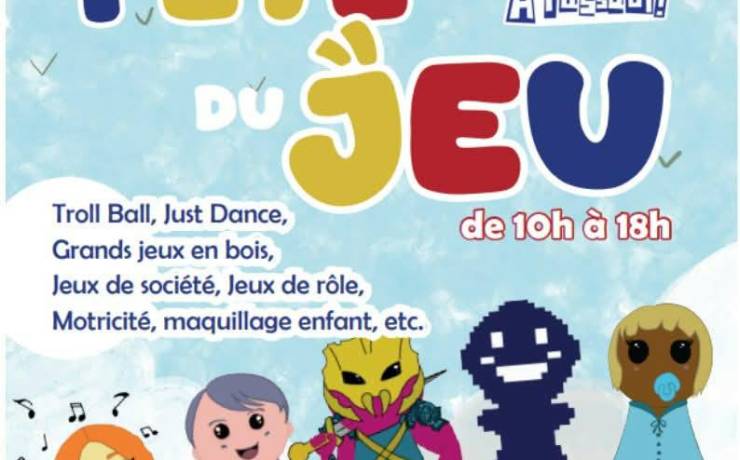Samedi 13 juin : Gratuit, ouvert à tous !
VIDE GRENIER & FÊTE DU JEU