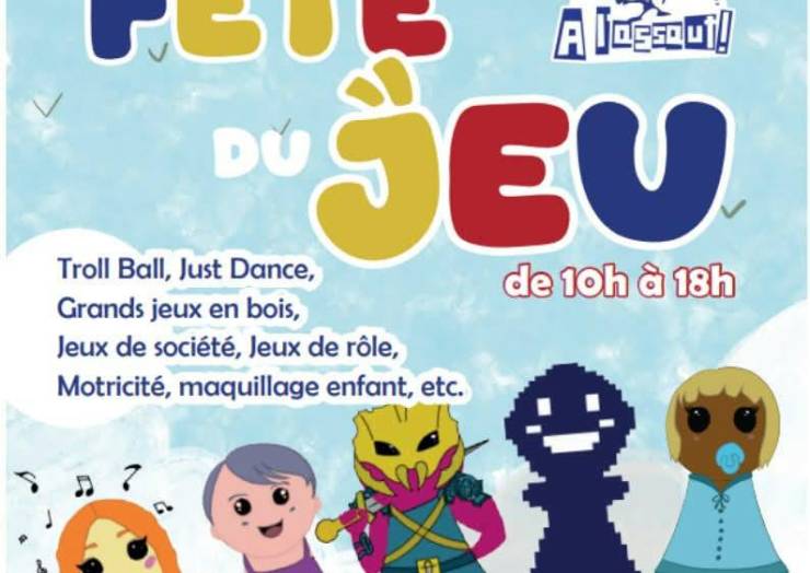 Samedi 13 juin : Gratuit, ouvert à tous !
VIDE GRENIER & FÊTE DU JEU