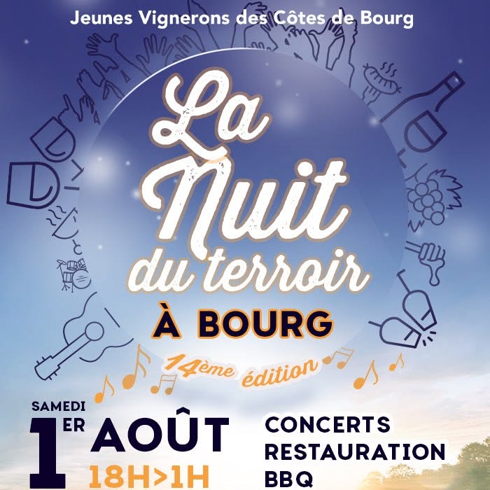RÉSERVEZ VOTRE WEEK-END : Les Côtes de Bourg vont s’enflammer les 31 juillet & …