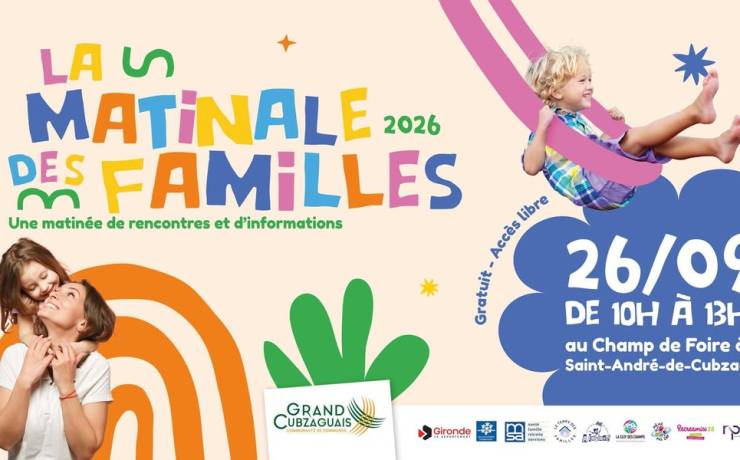 Retrouvez nous le 26/09 de 10h à 13h au Champs de Foire à St André de Cubzac.
(A…