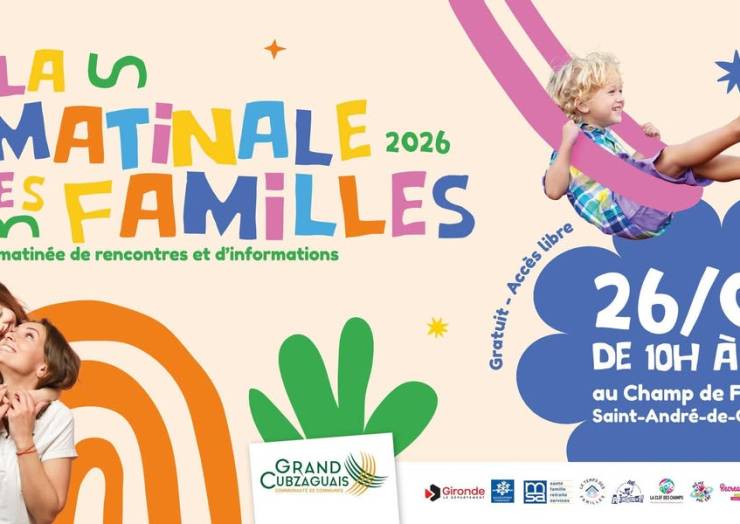 Retrouvez nous le 26/09 de 10h à 13h au Champs de Foire à St André de Cubzac.
(A…