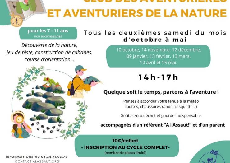 Il reste encore quelques places. Inscrivez vous !